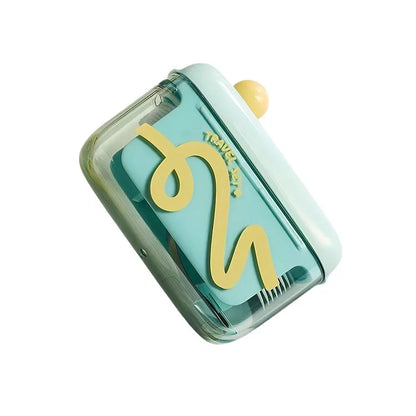 Portable Auto Pop-Up Dental Floss – Refillable Travel Case