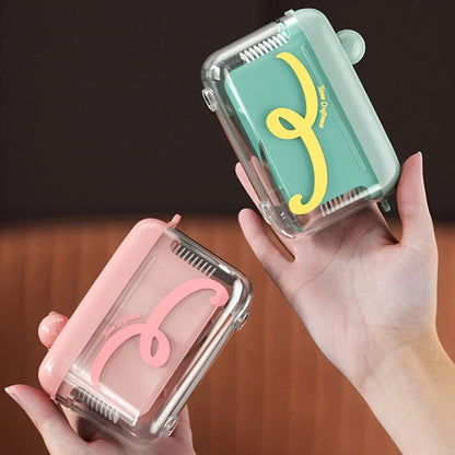 Portable Auto Pop-Up Dental Floss – Refillable Travel Case