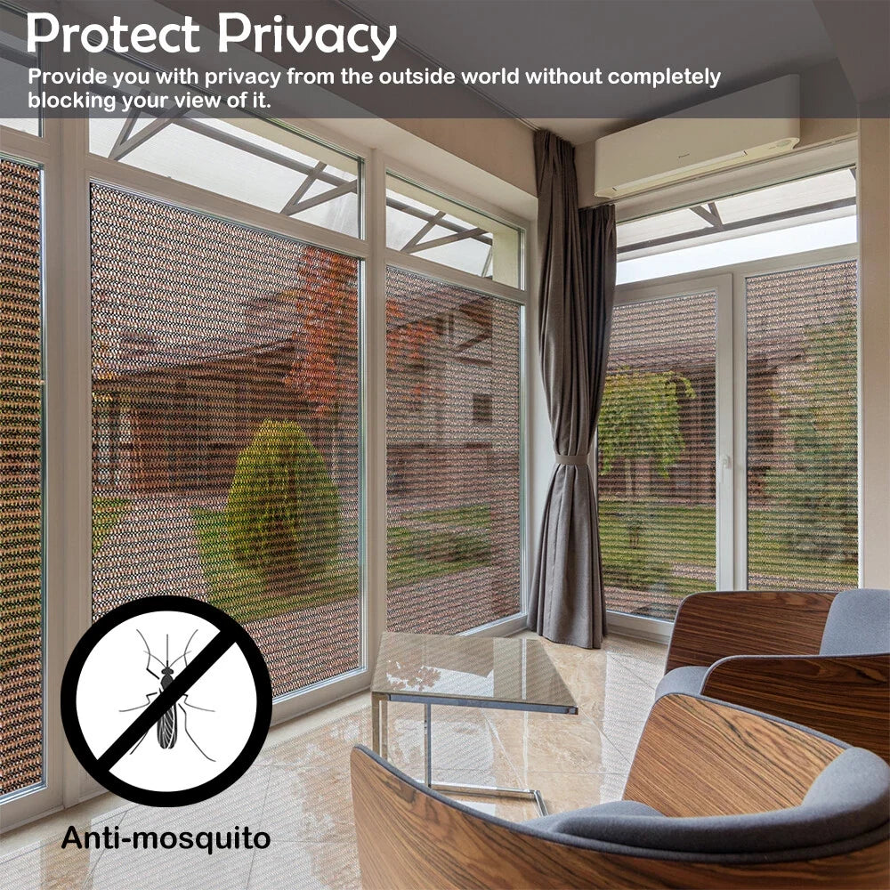 Black UV Resistant Sun Shade Net for Garden & Backyard