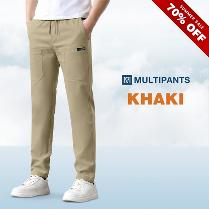 MultiPants - Men's High-Stretch Multi-Pocket Cargo Pants