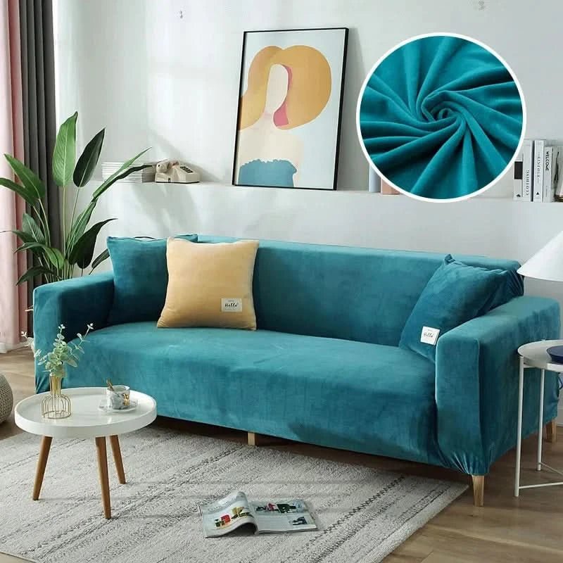 SAMTLUX – Stretch Velvet Sofa Cover
