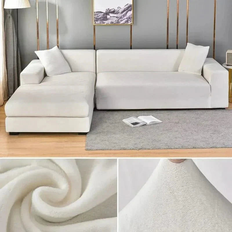 SAMTLUX – Stretch Velvet Sofa Cover