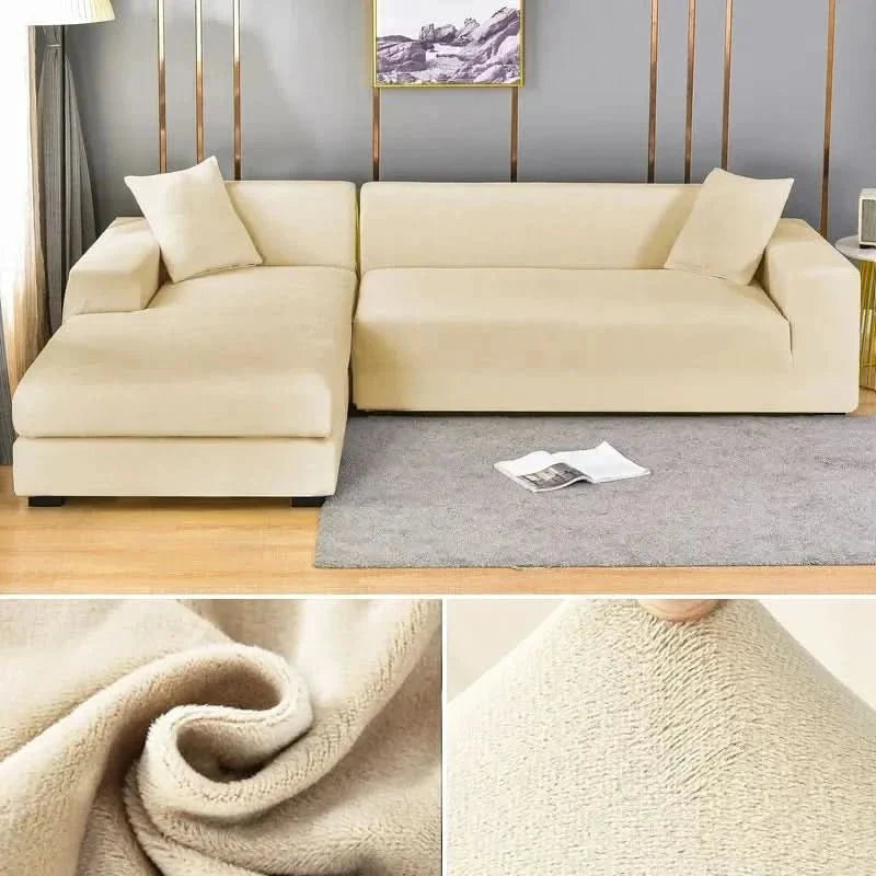 SAMTLUX – Stretch Velvet Sofa Cover