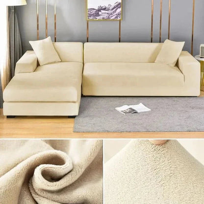 SAMTLUX – Stretch Velvet Sofa Cover