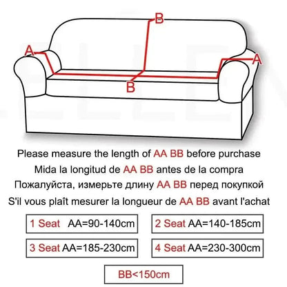SAMTLUX – Stretch Velvet Sofa Cover