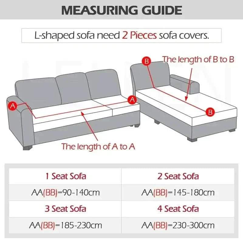 SAMTLUX – Stretch Velvet Sofa Cover
