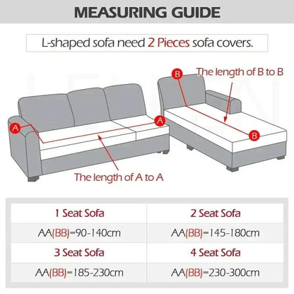 SAMTLUX – Stretch Velvet Sofa Cover