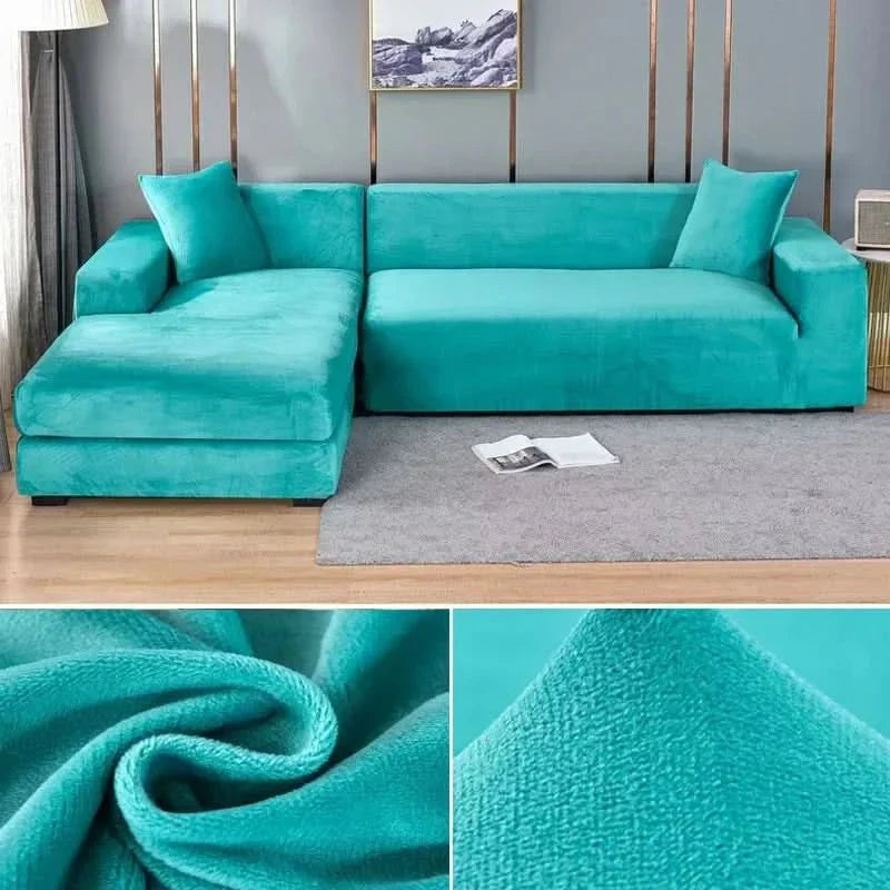 SAMTLUX – Stretch Velvet Sofa Cover