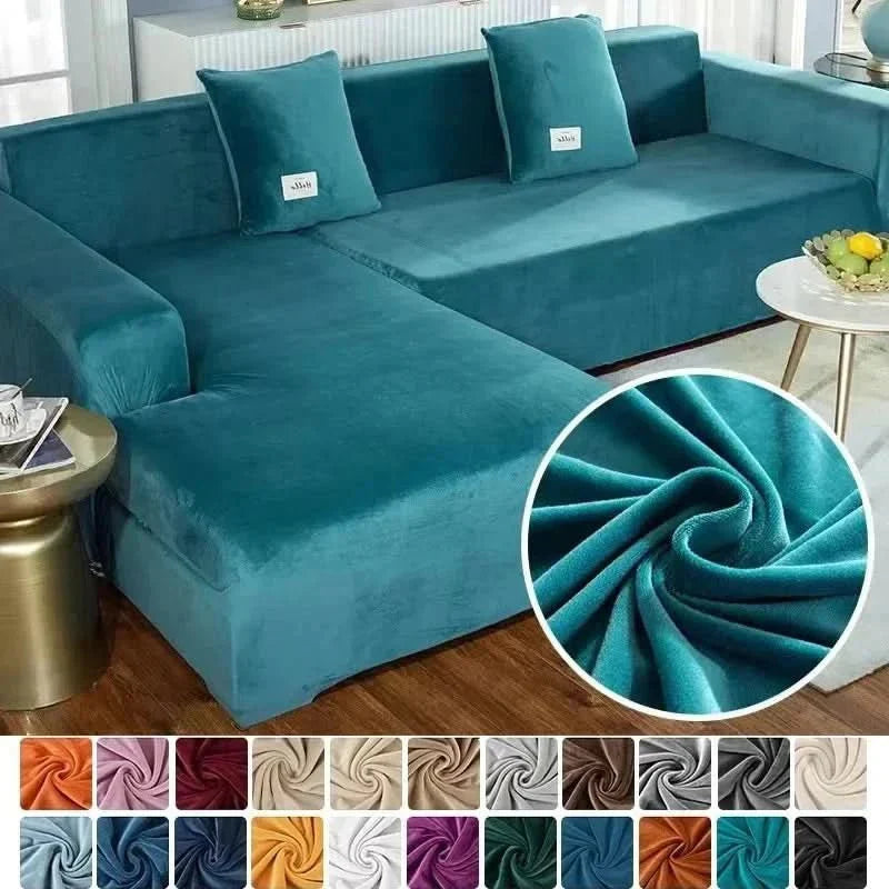 SAMTLUX – Stretch Velvet Sofa Cover