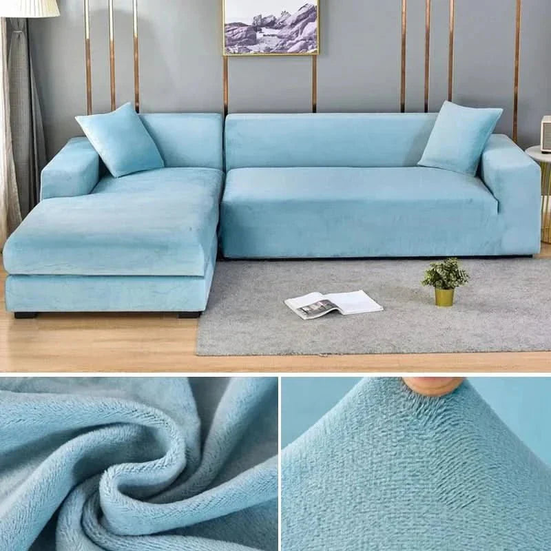 SAMTLUX – Stretch Velvet Sofa Cover