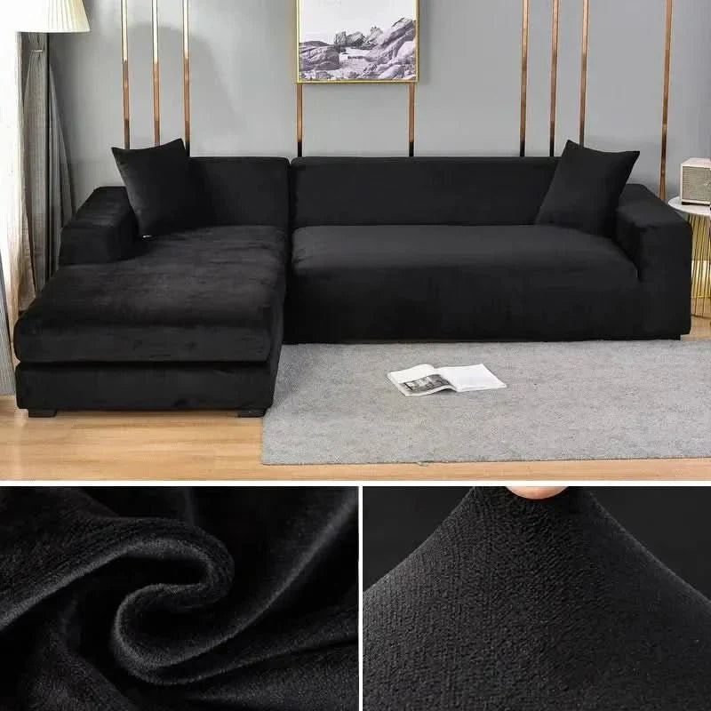 SAMTLUX – Stretch Velvet Sofa Cover
