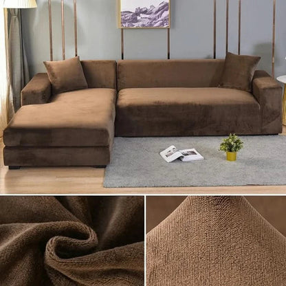SAMTLUX – Stretch Velvet Sofa Cover
