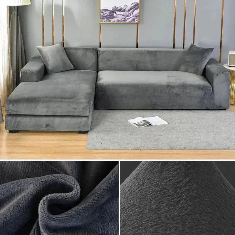 SAMTLUX – Stretch Velvet Sofa Cover