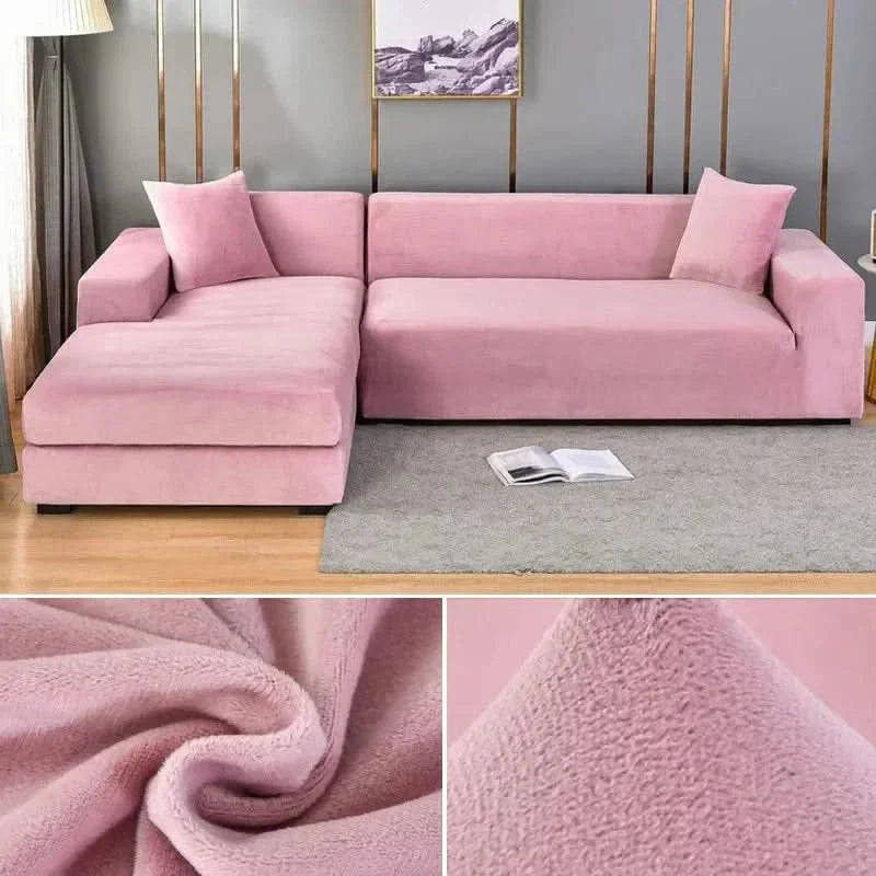 SAMTLUX – Stretch Velvet Sofa Cover