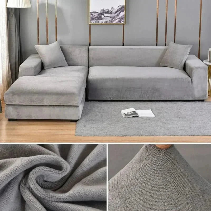 SAMTLUX – Stretch Velvet Sofa Cover