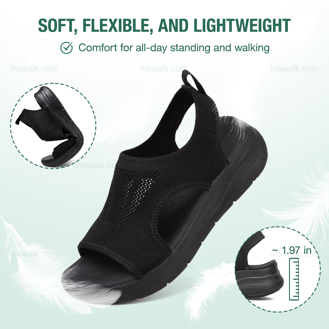 Sanavita Orthopedic Sandals - Black