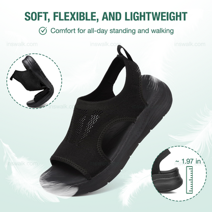 Sanavita Orthopedic Sandals - Black