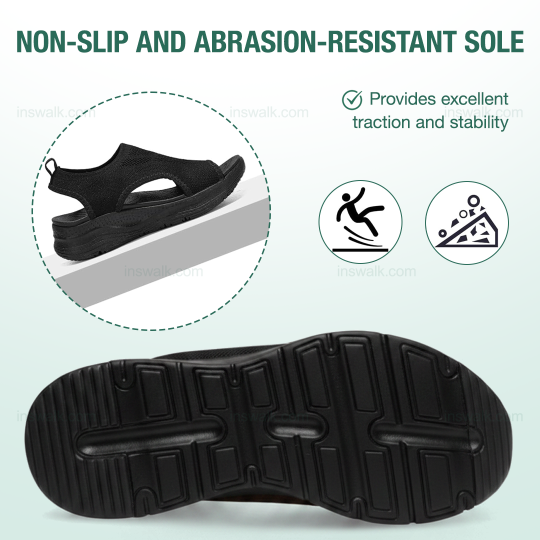 Sanavita Orthopedic Sandals - Black