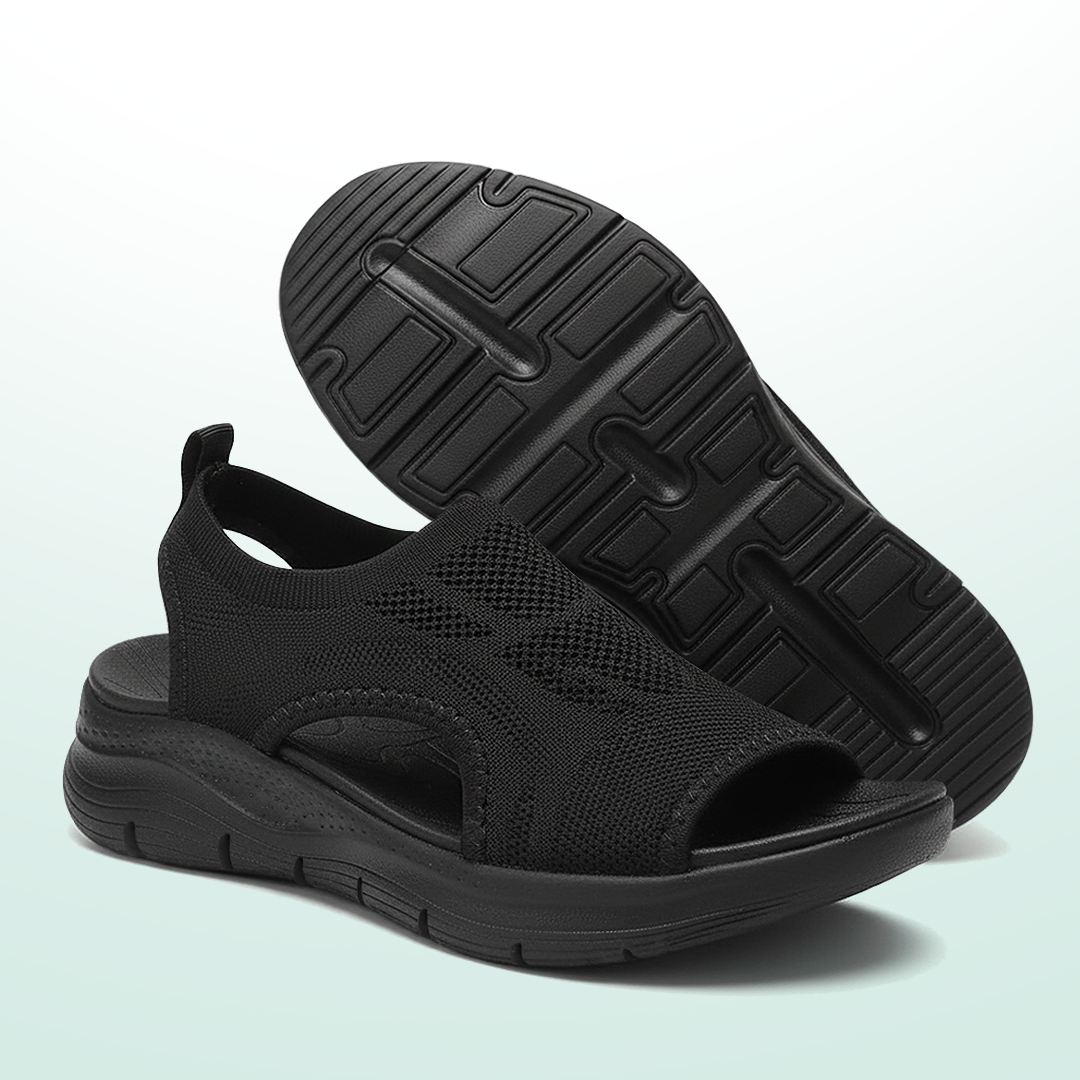 Sanavita Orthopedic Sandals - Black