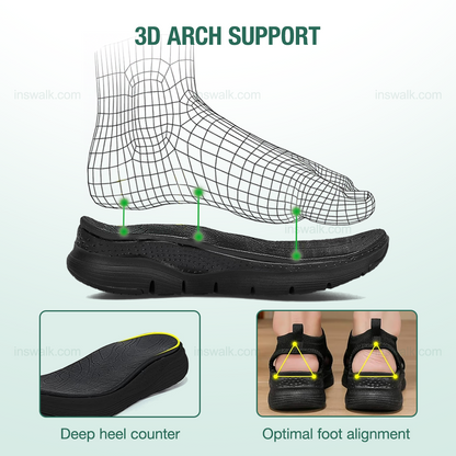 Sanavita Orthopedic Sandals - Black