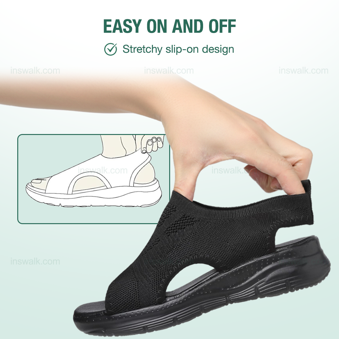 Sanavita Orthopedic Sandals - Black
