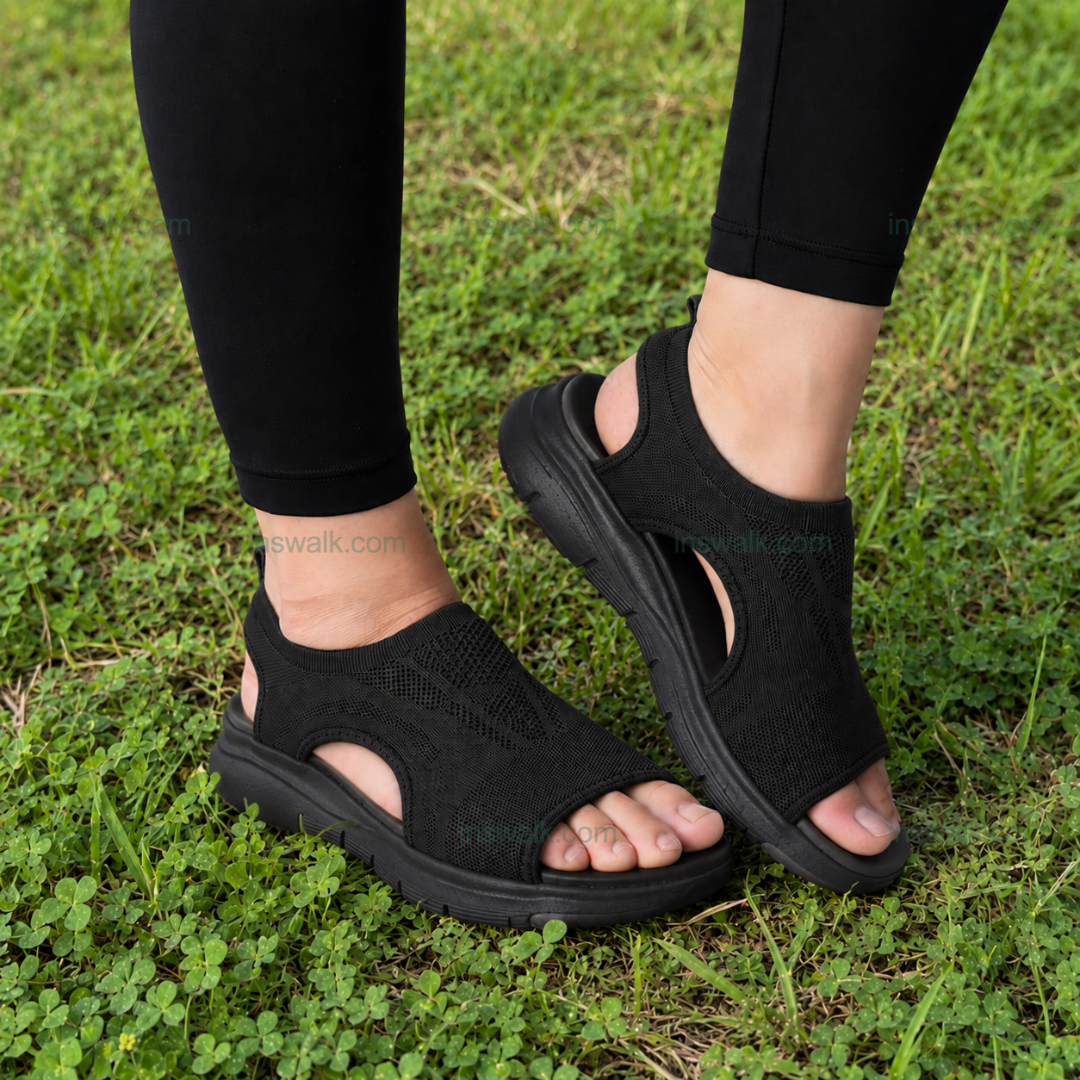 Sanavita Orthopedic Sandals - Black