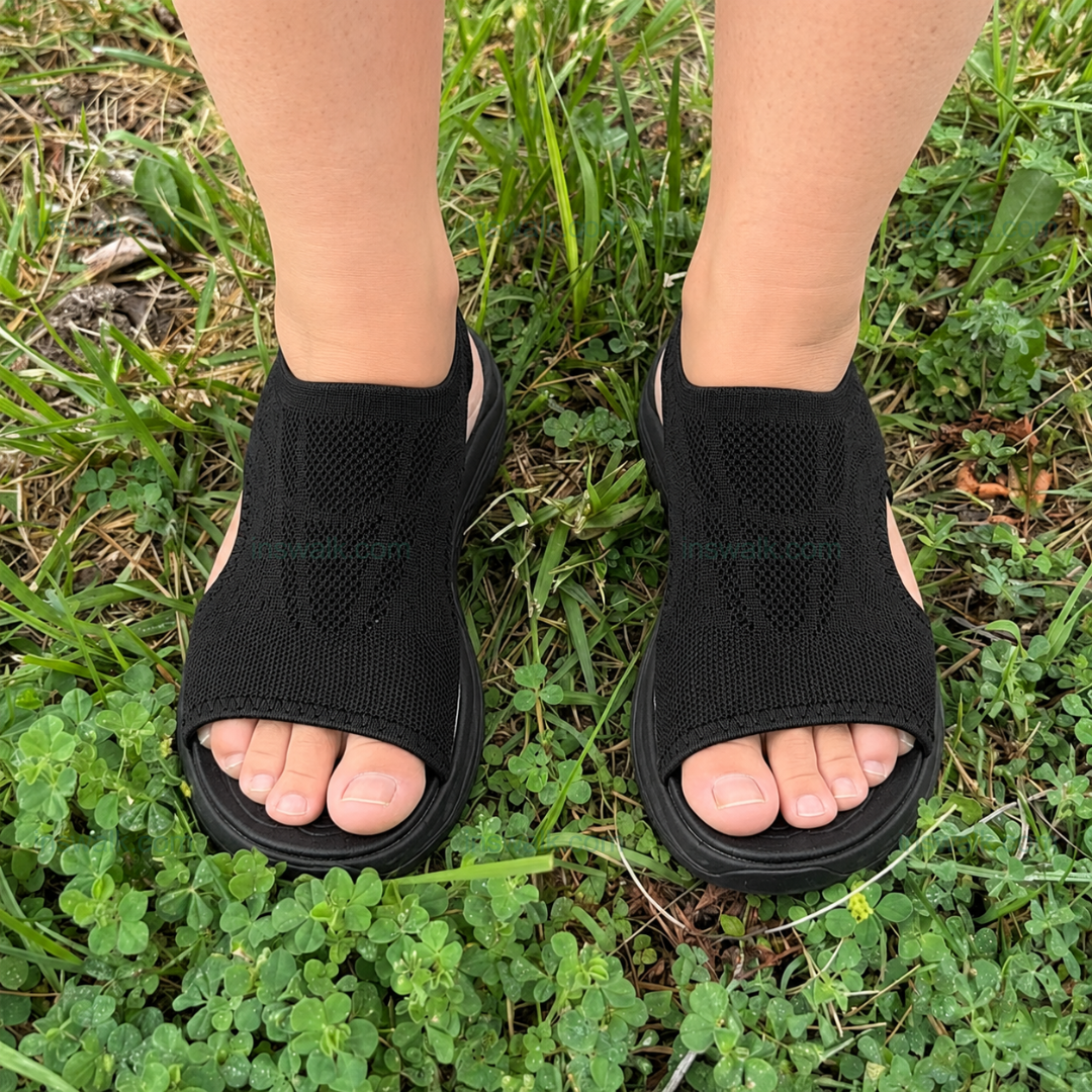 Sanavita Orthopedic Sandals - Black