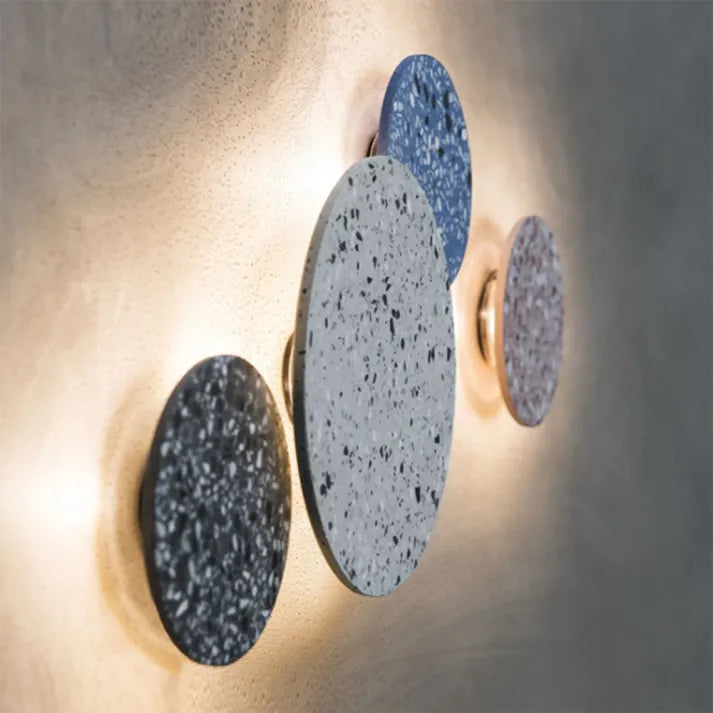 Terrazzo and Warm Light Modern Wall Fixture