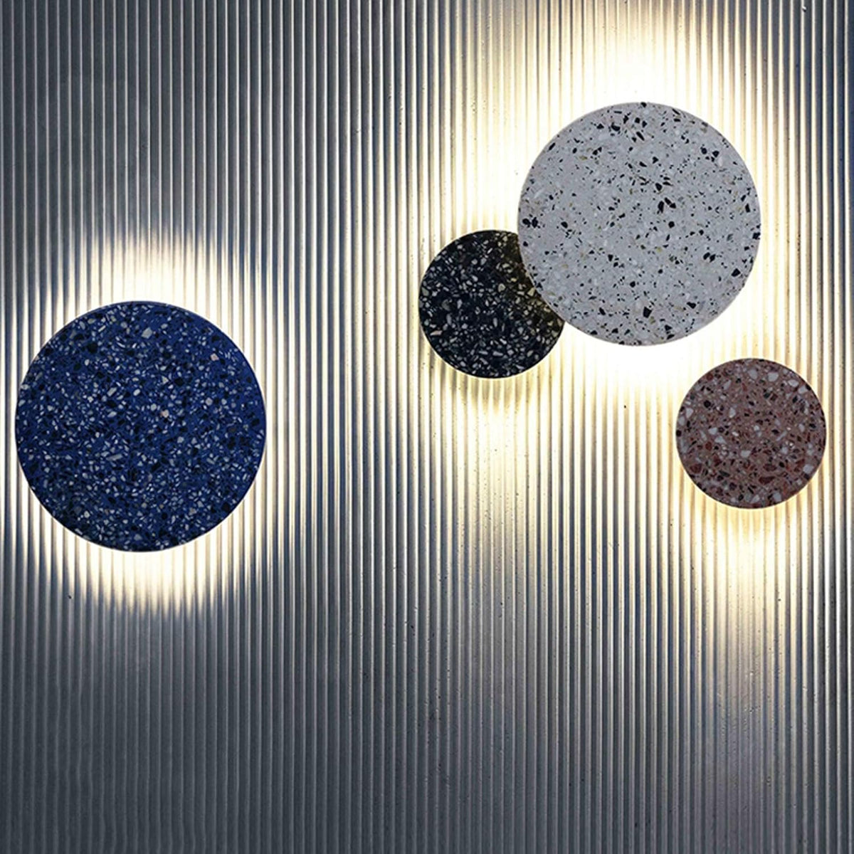 Terrazzo and Warm Light Modern Wall Fixture