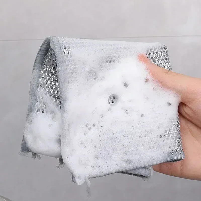 ScrubMaster - Multifunctional Dish Cloth Made of Steel Wire, Reusable & Effective