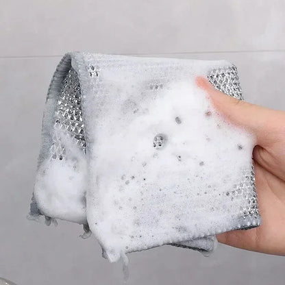 ScrubMaster - Multifunctional Dish Cloth Made of Steel Wire, Reusable & Effective