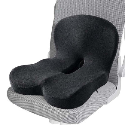 Seat Cushion with Lumbar Support – Memory Foam Office & Car