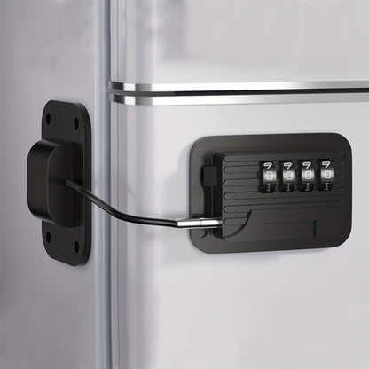 Secure Refrigerator Door Lock with Code for Safety