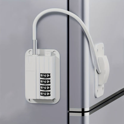 Secure Refrigerator Door Lock with Code for Safety