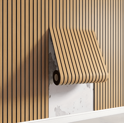 Self-Adhesive Wood-Look Panels for Wall Design