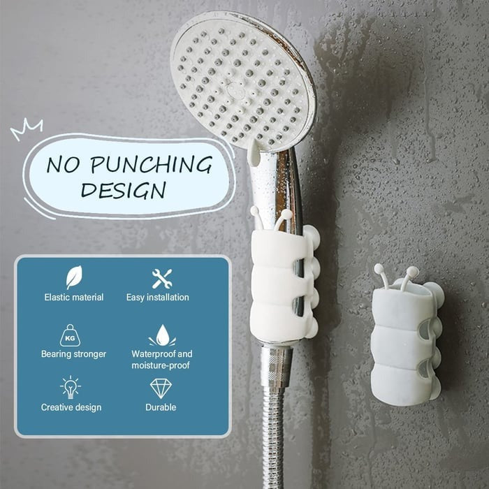 Adjustable Shower Head Holder with Suction Cup