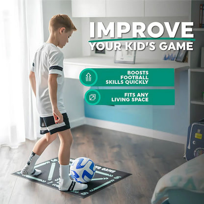 Sideline Edge Football Training Mat Bundle With Video Drills For Home Practice