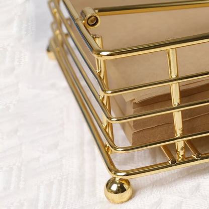 Sleek Iron Napkin Holder