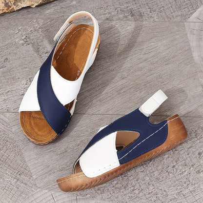 Elevated Wedge Sandals with Arch Support