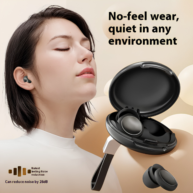 SlumberNest Sleep Plugs - 33dB Noise Blocking for Peaceful Sleep