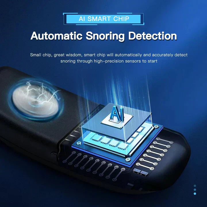 EMS Pulse Snore Stopper Device - Portable Sleep Aid