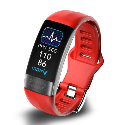 Advanced Fitness Tracker: BP, ECG, HR, SpO2 & Sleep Monitor