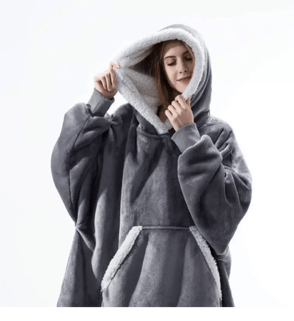 SNUGGOVA – Fleece Hoodie Blanket for Ultimate Comfort