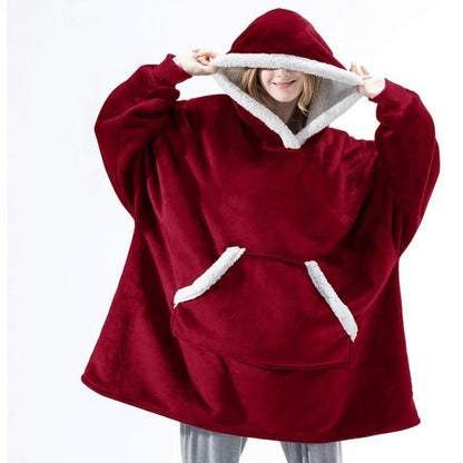 SNUGGOVA – Fleece Hoodie Blanket for Ultimate Comfort