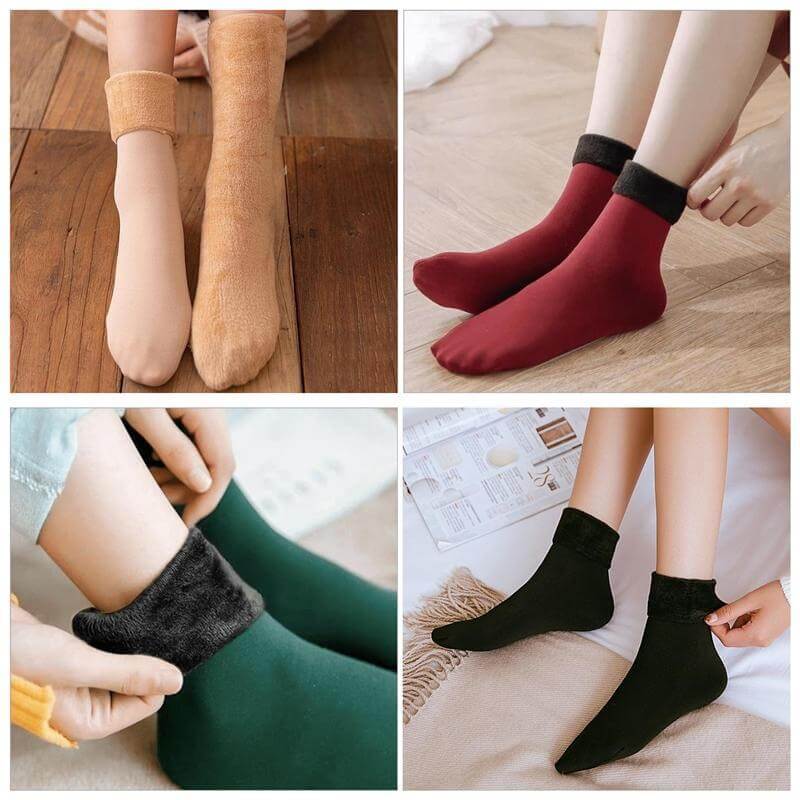 Snugly | Velvet Winter Thermal Socks (1+2 pairs FREE)