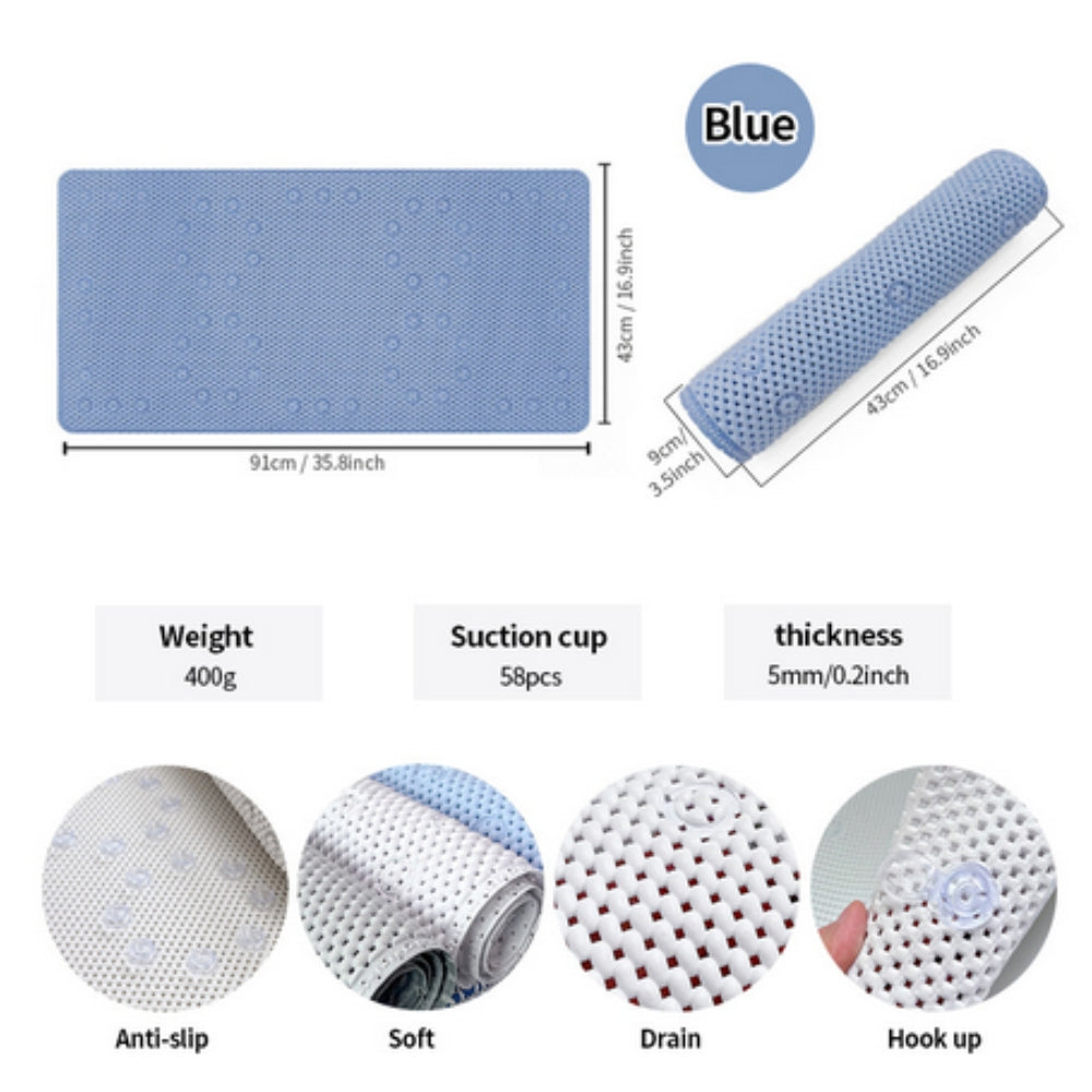 Comfort Grip Textured Bath Mat
