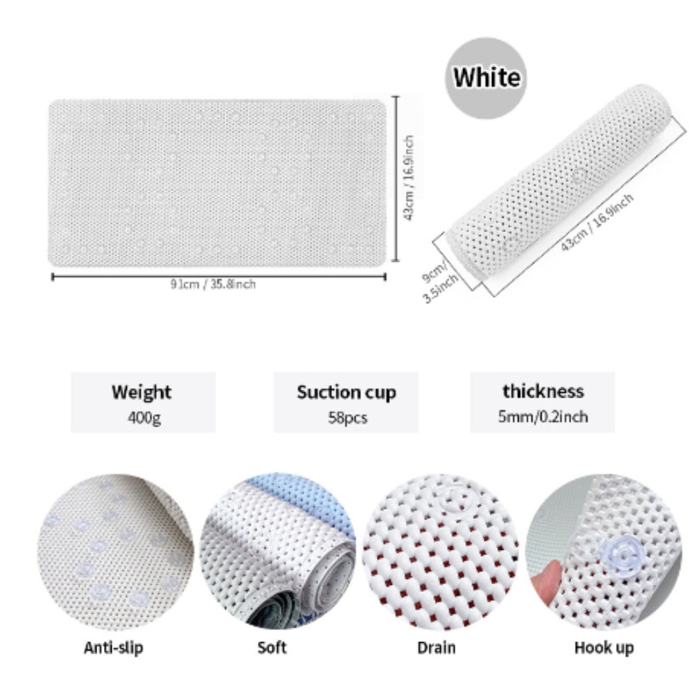 Comfort Grip Textured Bath Mat