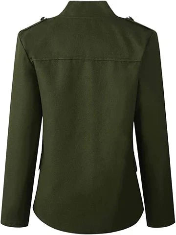 Women's Chic Stand-Up Collar Blazer