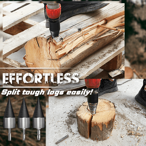 2026 HOT SALE50K+ SOLD!The Professional Upgrade for Firewood Prep. Durable Drill Set Makes Quick Work of Logs.