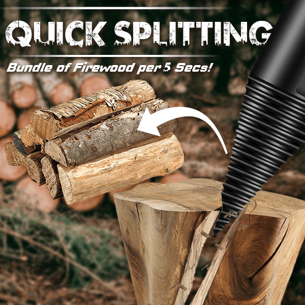 2026 HOT SALE50K+ SOLD!The Professional Upgrade for Firewood Prep. Durable Drill Set Makes Quick Work of Logs.